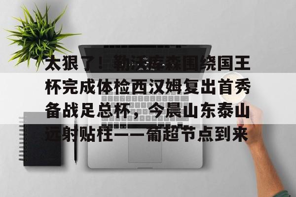 九游娱乐体育入口-太狠了！勒沃库森围绕国王杯完成体检西汉姆复出首秀备战足总杯，今晨山东泰山远射贴柱——葡超节点到来的简单介绍